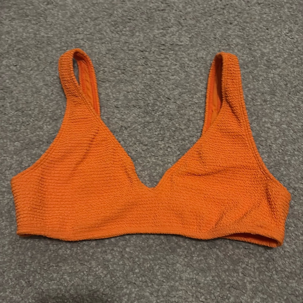 orange bikini top
